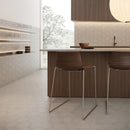 7x8 Hexagon Format Light Blue Porcelain Matte Tile