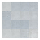 8x8 Drapery Denim Blend Matte Pressed Glazed Porcelain Tile
