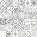 8x8 Moroccan Grey Porcelain Matte Tile