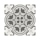 8x8 Format Clover Light Grey Porcelain Matte Tile
