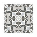 8x8 Format Baroque Light Blue Porcelain Matte Tile
