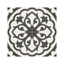 8x8 Format Lotus Monochrome Porcelain Matte Tile