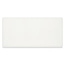 8x16 Architek White Glossy Glazed Ceramic Tile
