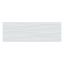 8x24 Tidal Sollenn Super White Glass Tile
