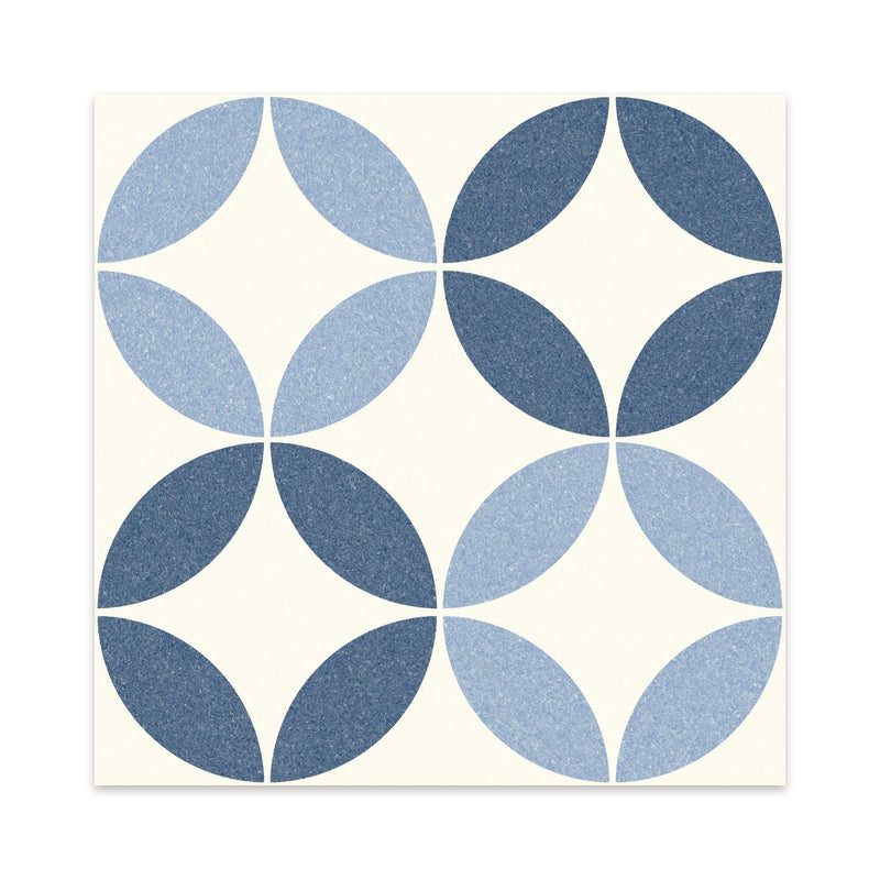 10x10 Marrue Nador Blue Matte Porcelain Tile Final Sale