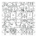 10x10 My Dog White Satin Porcelain Tile