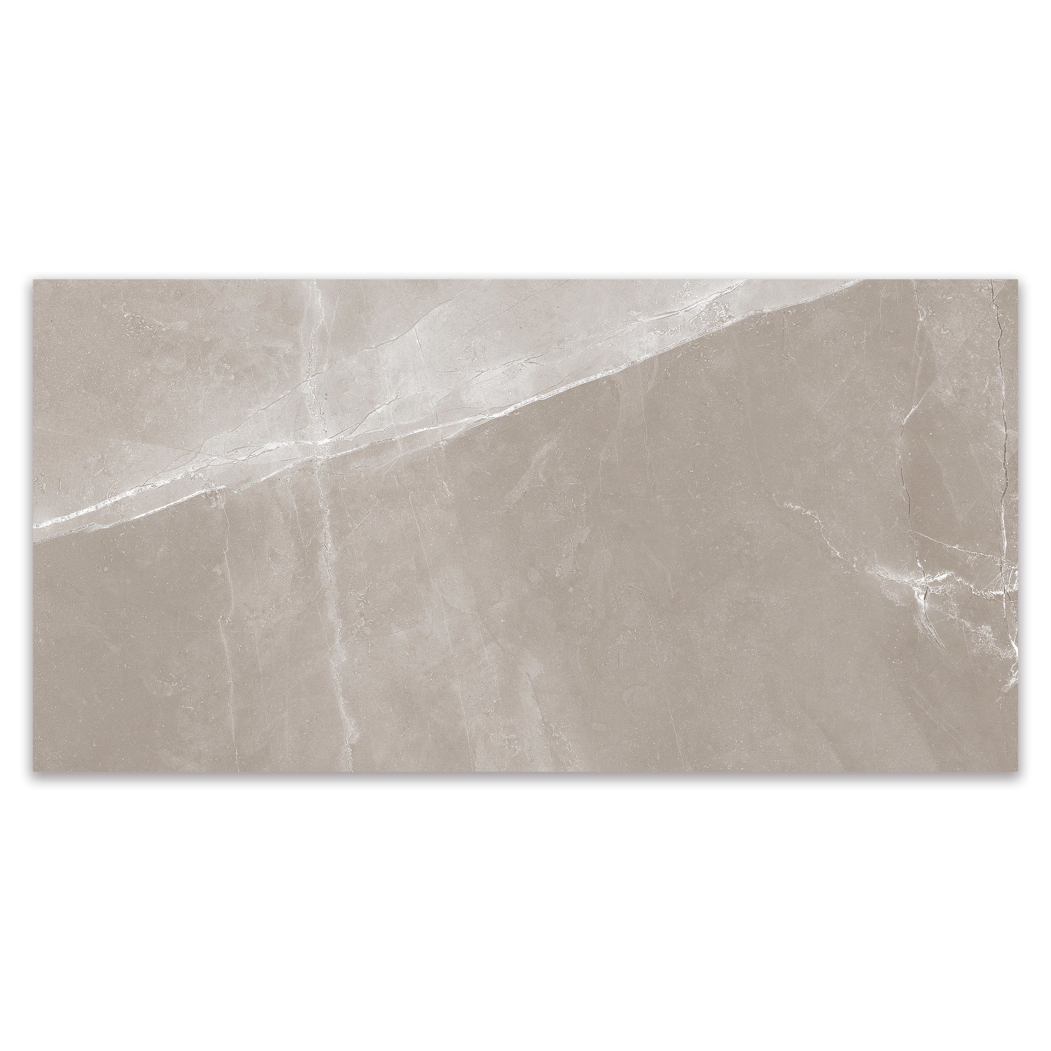 12x24 Klasiko Light Grey Porcelain Matte Tile