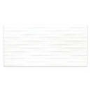 12x24 Tatta White Modulation Ceramic Glossy Tile