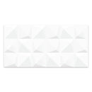 12x24 Tatta White Prizmatic Ceramic Glossy Tile