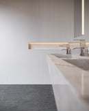 12x24 Tatta White Amplitude Glossy Rectified Wall Tile