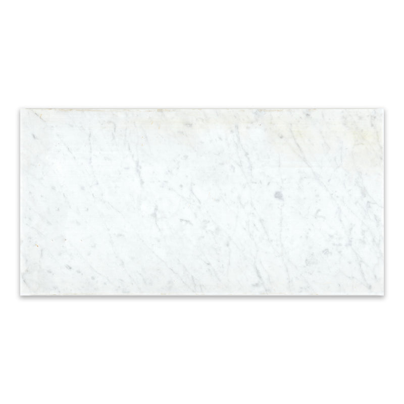 12x24 Italian Playa del Bianco Carrara Marble Polished Tile Final Sale