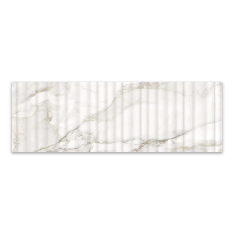 12x36 Artisan Calacatta Pillar Matte Rectified Glazed Wall Ceramic Tile