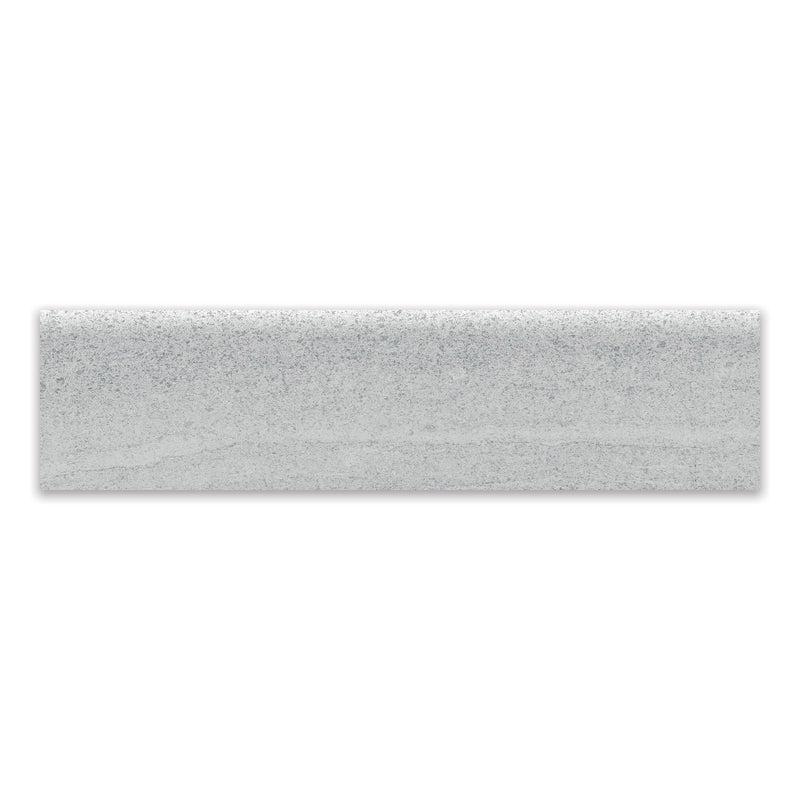 3x12 Gazelle Light Grey Porcelain Matte Bullnose