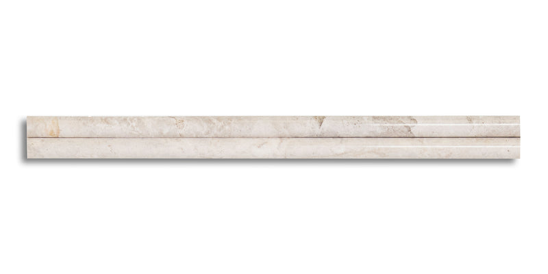 0.5x12 Silver Grey Marble Polished Pencil FINAL SALE