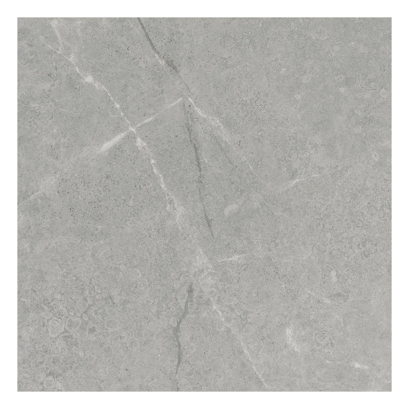 13x13 Natural Grey Porcelain Matte Tile