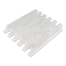 1x3 Bianco Argento Brick Marble Polished Mosaic Final Sale