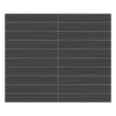 1x6 Strand Black Porcelain Matte Mosaic