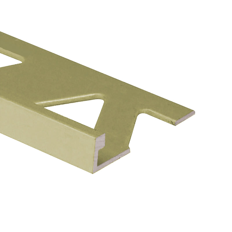 2151 Gold Anodized 8 ft Tile Edge (10 mm)