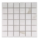 2x2 La Mallorca Acadia White Polished Porcelain Mosaic