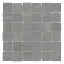 2x2 Gazelle Dark Grey HD Basketweave Matte Glazed Porcelain Mosaic