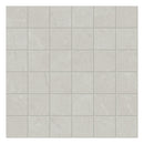 2x2 Natural Light Grey Porcelain Matte Mosaic
