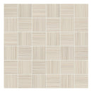 2x2 Strand Light Grey Porcelain Matte Mosaic