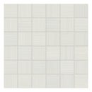 2x2 Strand White Porcelain Matte Mosaic