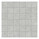 2x2 Bateig Light Grey Porcelain Matte Mosaic