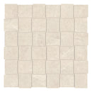 2x2  Chateau Basketweave Allure Ivory Polished Glazed Prorcelain Mosaic