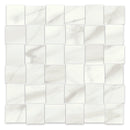 2x2  Chateau Basketweave Volakas Porcelain Matte Mosaic