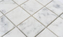 2x2 Italian Bianco Carrara Polished Marble Mosaic Final Sale