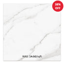 24x24 Caskata Statuario Polished Rectified Glazed Porcelain Tile