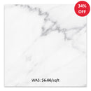 24x24 Antonella Modern Statuario Porcelain Polished Tile