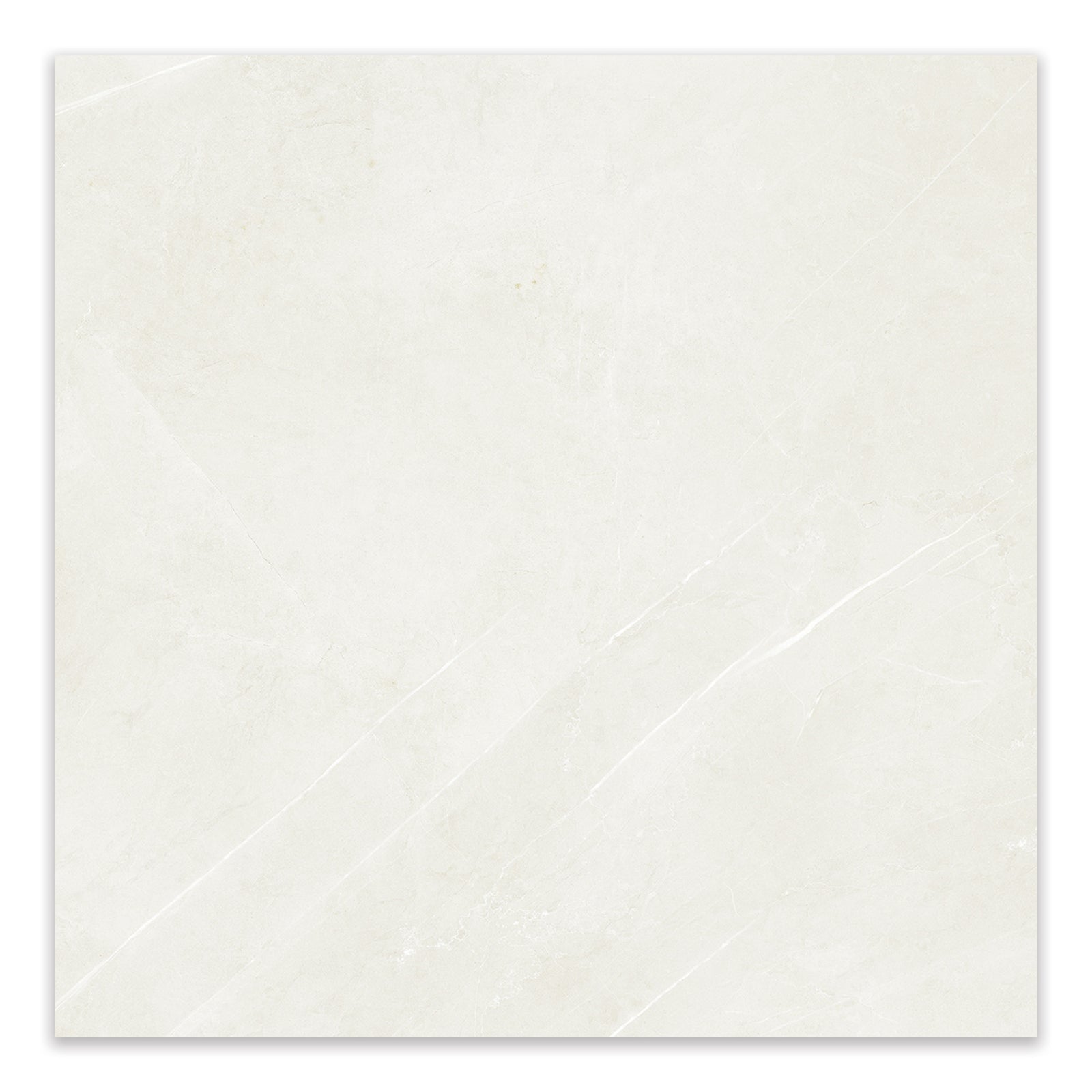 24x24 La Mallorca Crete Ivory Polished Porcelain Tile (34 boxes/PA)