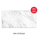 24x48 Antonella Pebble White Porcelain Polished Tile