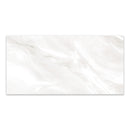 24x48 Watercolor White Polished Porcelain Tile