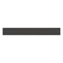 3x24 Strand Black Porcelain Matte Bullnose
