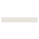 3x24 Kolortek Warm White Porcelain Polished Bullnose