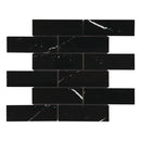 2x6 La Mallorca Shadow Brick Polished Porcelain Mosaic