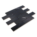 2x6 La Mallorca Shadow Brick Polished Porcelain Mosaic
