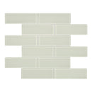 2x6 Sollenn Brown Glass Mosaic