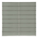 1.5x6 Sollenn Taupe Glass Mosaic