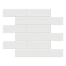 2x6 Architek Sunset Grey Brick Glossy Glazed Porcelain Mosaic