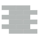 2x6 Architek De Azul Brick Glossy Glazed Porcelain Mosaic