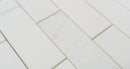 2x6 Dolomite Select Honed Marble Mosaic Final Sale