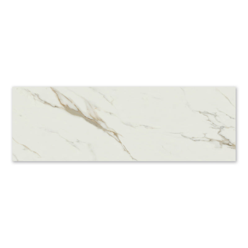 9mm 32x96 Calacatta Oro Porcelain Polished Slab Final Sale