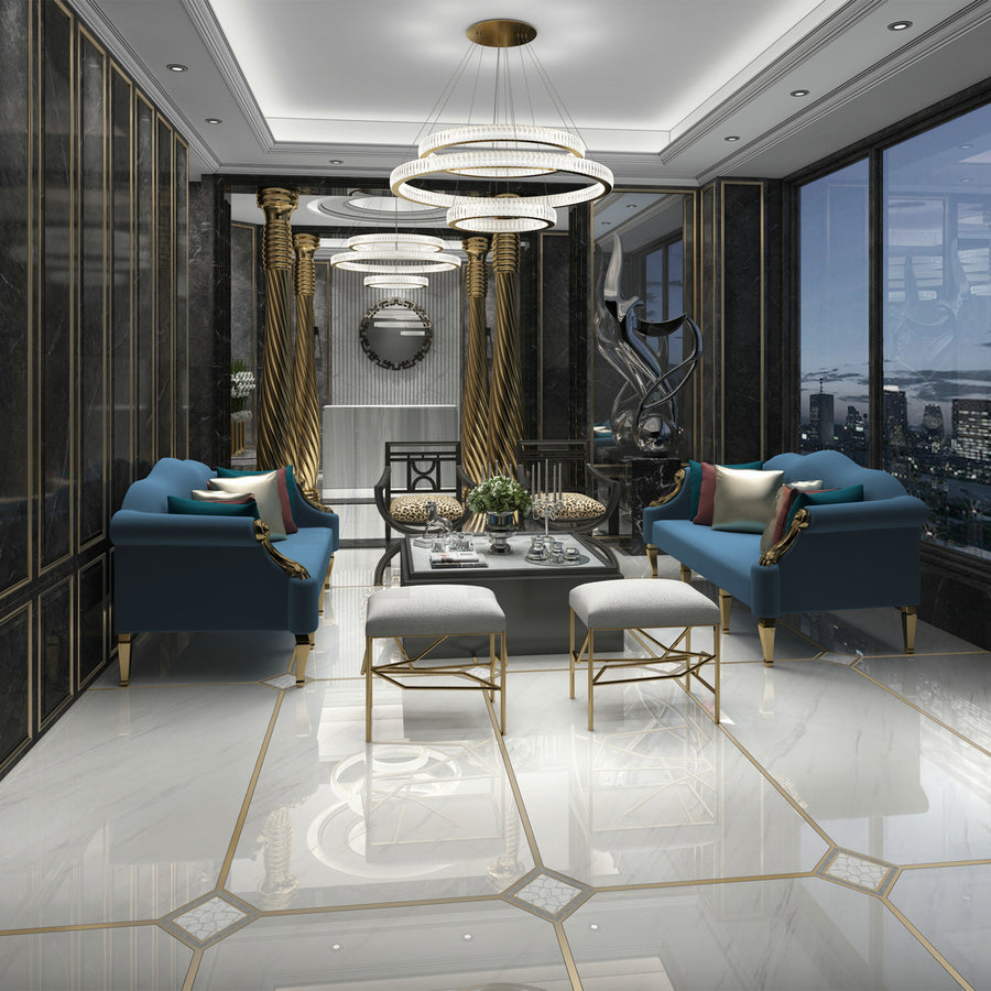 Large format tile for Aurora custom homes and renovations