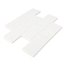 3x6 Dolomite Select Honed Marble Mosaic Final Sale