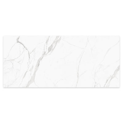 47x106 6mm Pavillion Slab Statuario Polished Porcelain Final Sale