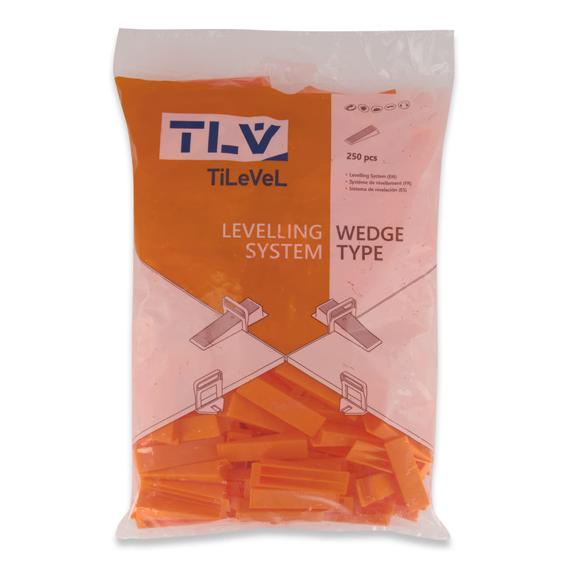 TiLeVeL Wedges Orange 250pc/bag